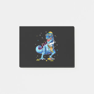 Notas Post-it® Dinosaur T-rex Menorasaurus Happy Hanukkah Menorah