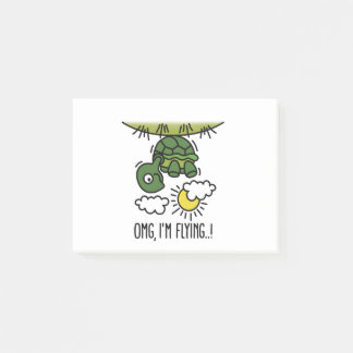 Notas Post-it® Dios mío, estoy volando optimista personalizado de