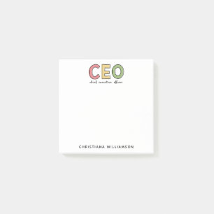Notas Post-it® Director General Director General Boss Gift