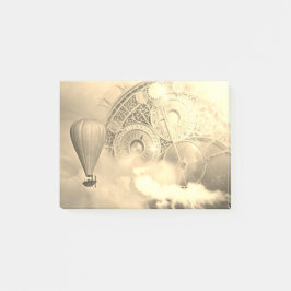 Notas Post-it® Dirigible de Steampunk