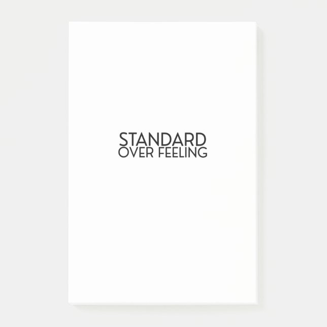 Notas Post-it® Discipline Over Motivation Minimalist  (Anverso)