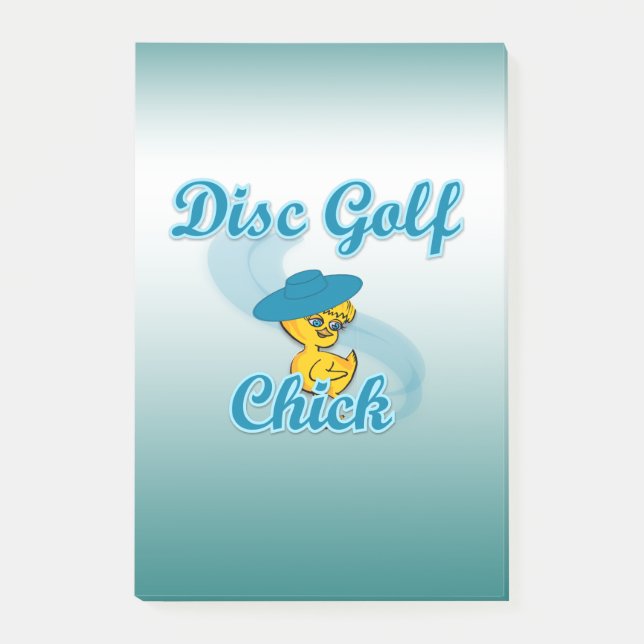 Notas Post-it® Disco Golf Chick #3 (Anverso)