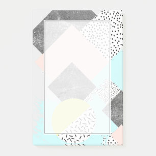 Notas Post-it® Diseño abstracto geométrico de Scandi