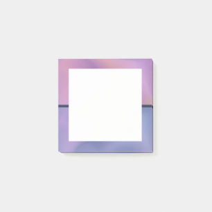 Notas Post-it® Diseño abstracto moderno morado y rosado de Swirli