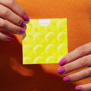 Notas Post-it® Diseño ambiental amarillo soleado personalizado