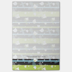 Notas Post-it® Diseño compacto con osos pequeños