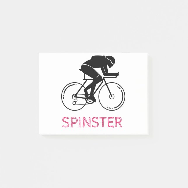 Notas Post-it® Diseño de diversión para solteronas (Anverso)