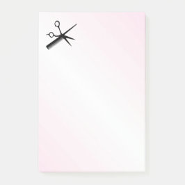 Notas Post-it® Diseño de esteticista rosa