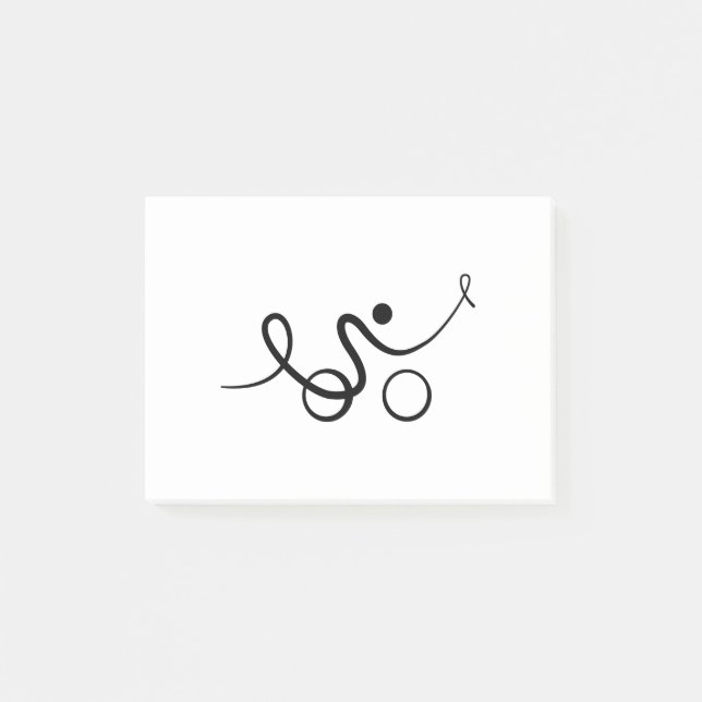 Notas Post-it® Diseño de Guay para ciclistas (Anverso)