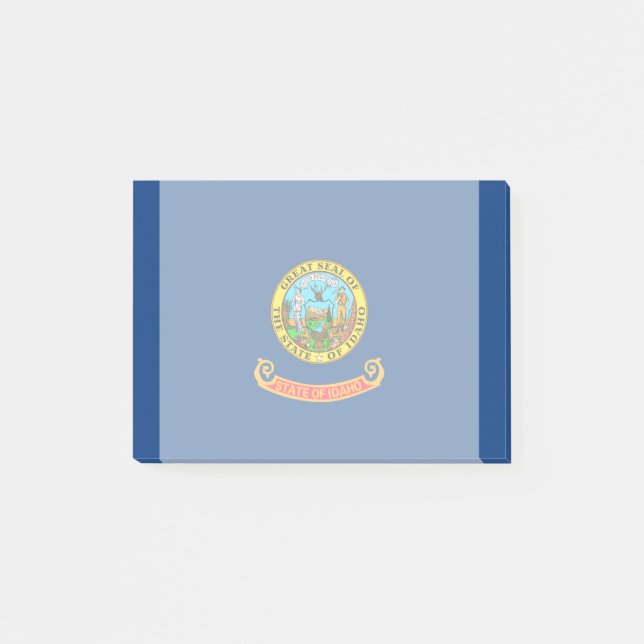 Notas Post-it® Diseño de la bandera del estado de Idaho (Anverso)