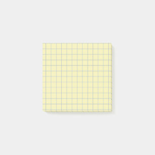 Notas Post-it® Diseño de rejilla luminosa de patrón de color amar