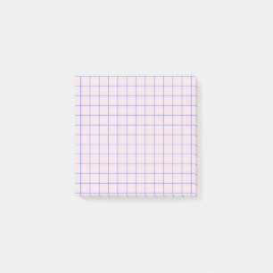 Notas Post-it® Diseño de rejilla suave con marco de llenado de li