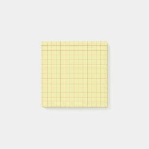 Notas Post-it® Diseño de rejilla vibrante de patrón de color verd