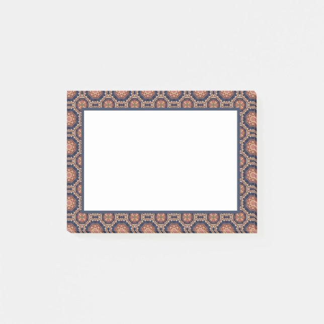 Notas Post-it® Diseño decorativo de Flores y Estrellas (Anverso)