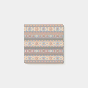 Notas Post-it® Diseño del Suroeste Patrón Tribal de Adobe Gray Br