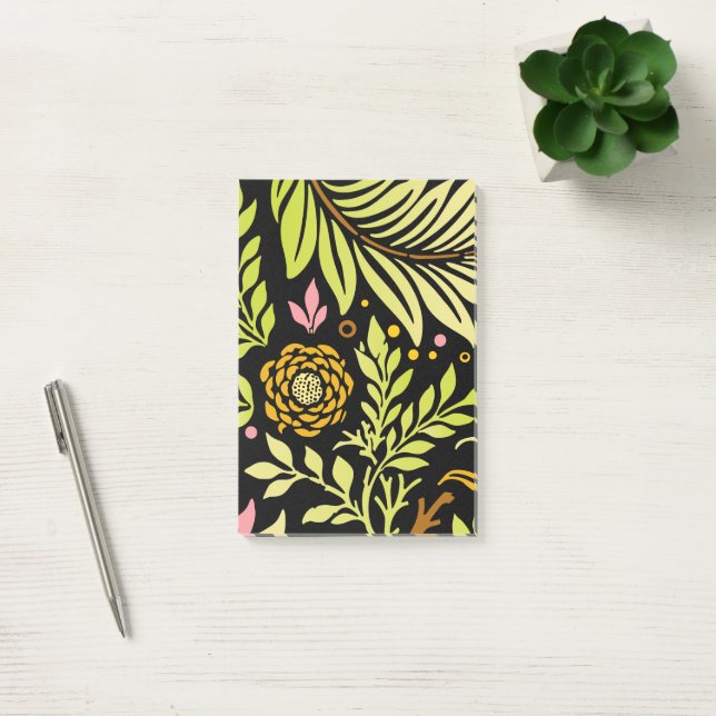 Notas Post-it® Diseño floral 18 (Oficina)