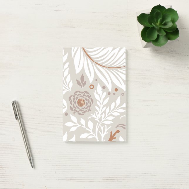 Notas Post-it® Diseño floral 25 (Oficina)