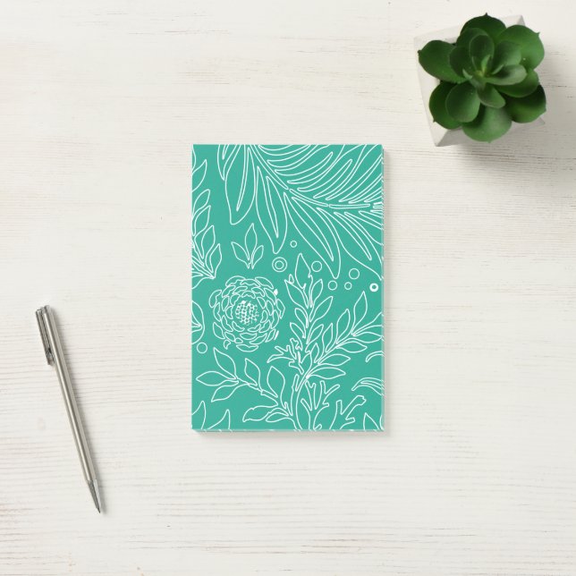 Notas Post-it® Diseño floral 34 (Oficina)