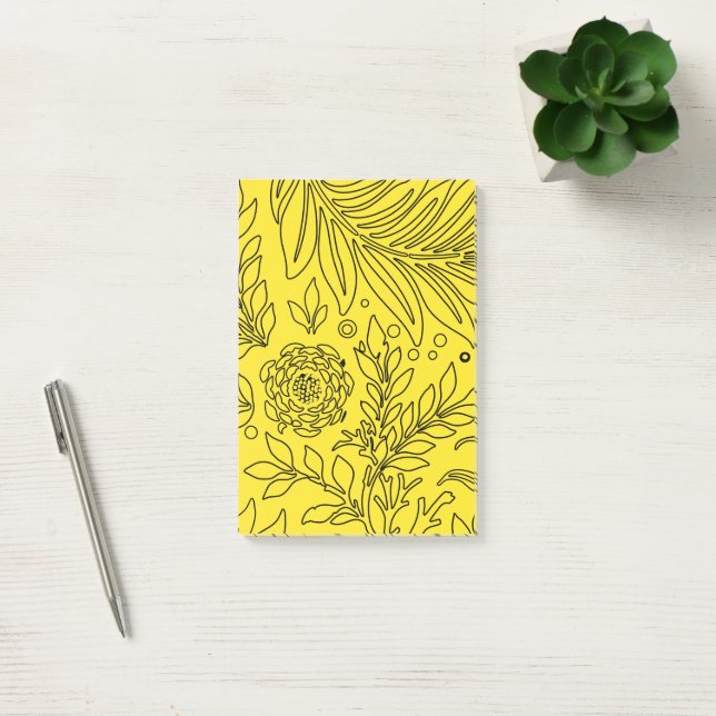 Notas Post-it® Diseño floral 36 (Oficina)