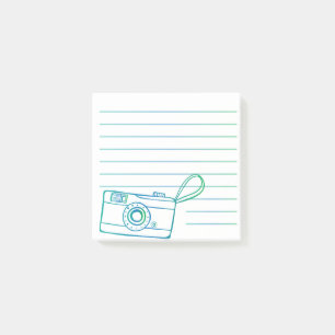 Notas Post-it® Diseño fotográfico de cámara