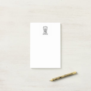 Notas Post-it® Diseño legal