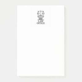 Notas Post-it® Diseño legal