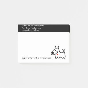 Notas Post-it® Diseño lindo del canguro del mascota