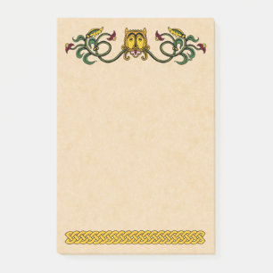 Notas Post-it® Diseño medieval de leones