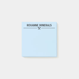 Notas Post-it® Diseño personalizado de geólogo