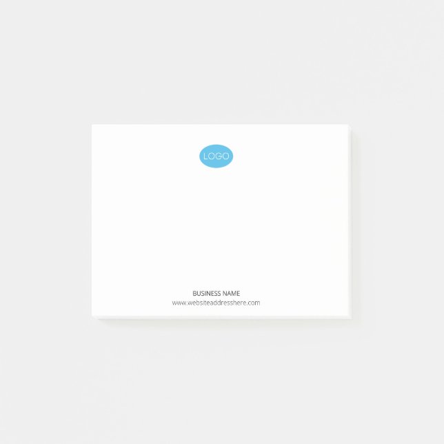 Notas Post-it® Diseño simple personalizado y personalizado (Anverso)