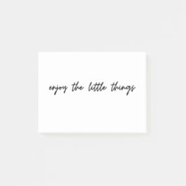 Notas Post-it® Disfrutar de pequeñas cosas