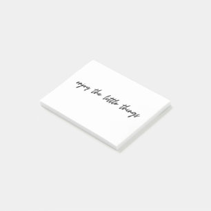 Notas Post-it® Disfrutar de pequeñas cosas