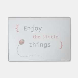 Notas Post-it® Disfrute de las pequeñas cosas 2