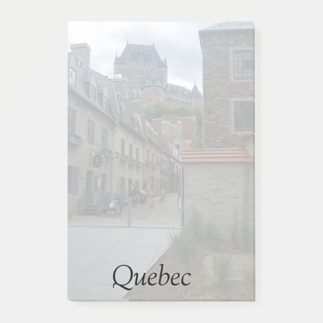 Notas Post-it® Distrito histórico en Quebec City (Anverso)