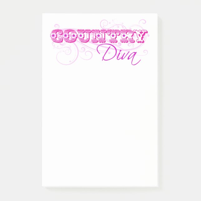 Notas Post-it® Diva de campo (Anverso)