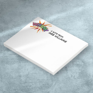 Notas Post-it® Diversión Personalizada Cómic Moderno WHAM