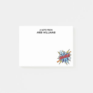 Notas Post-it® Diversión Personalizada Moderna Simple WHAM