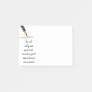 Notas Post-it® Diversión Te Perderemos Cita Humor Meme