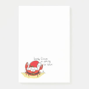 Notas Post-it® Divertido Personalizado navideño navideño con Navi
