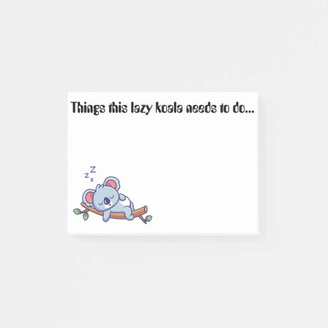 Notas Post-it® Divertido post que anota (Anverso)