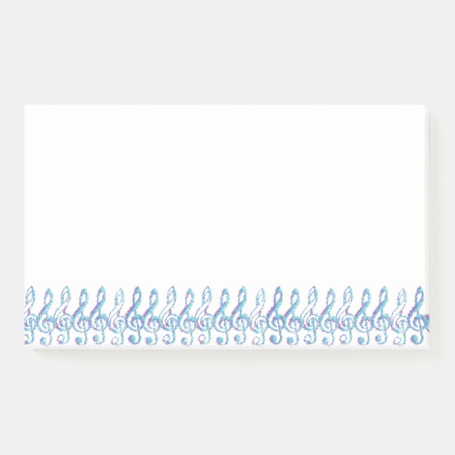 Notas Post-it® Divertidos arcoíris crujientes limpios (Anverso)