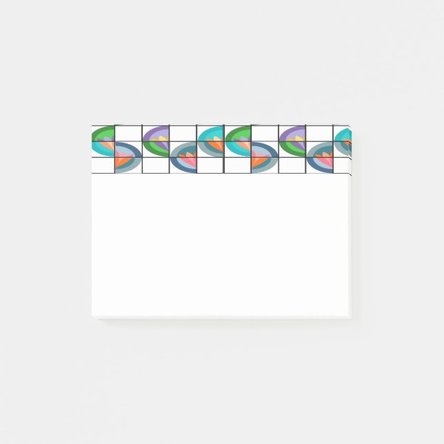 Notas Post-it® Divisiones de flores (Anverso)