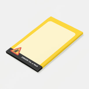 Notas Post-it® DJs en peligro en el trabajo