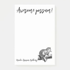 Notas Post-it® ¡DOA Awesome Possum Sticky Notes!