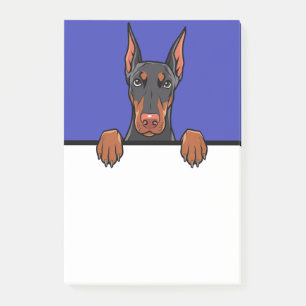 Notas Post-it® Doberman Pinscher Cute Gracioso Perro Lover Regalo