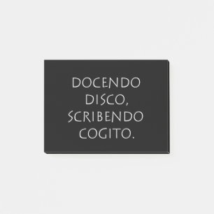 Notas Post-it® Docendo disco garabato cogito