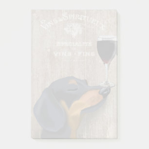 Notas Post-it® Dog Au Vin Dachshund