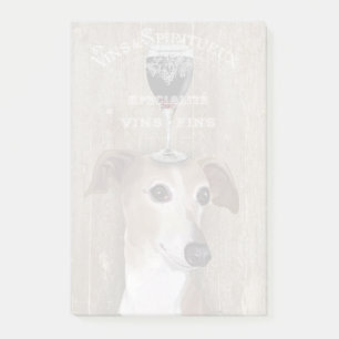 Notas Post-it® Dog Au Vin Greyhound