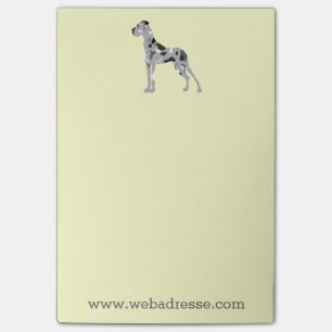 Notas Post-it® Dogo Gran Danés Merle
