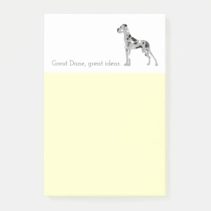 Notas Post-it® Dogo Gran Danés Merle